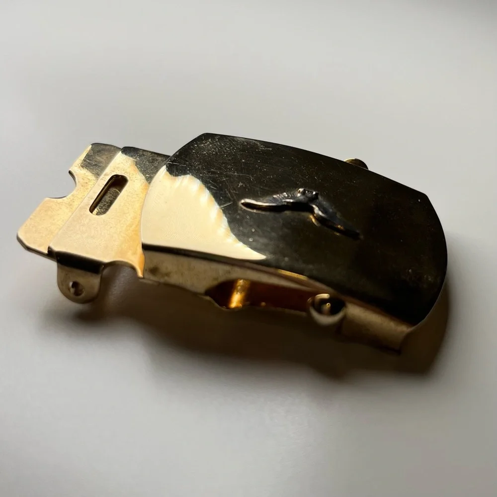 Vintage Military Brass Buckle with Eagle - Picture 2 of 6